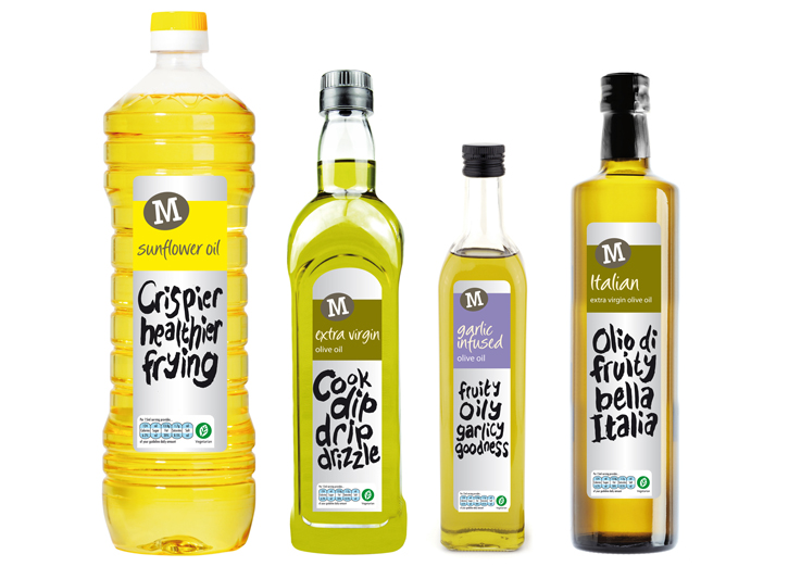 Morrisons Oil packaging